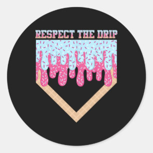 Sticker Rond Vendre Drip Boys Accueil Plaque Crème glacée Sprin