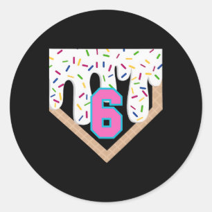 Sticker Rond Vendre Drith 6th Birthday Accueil Plaque Garçons J