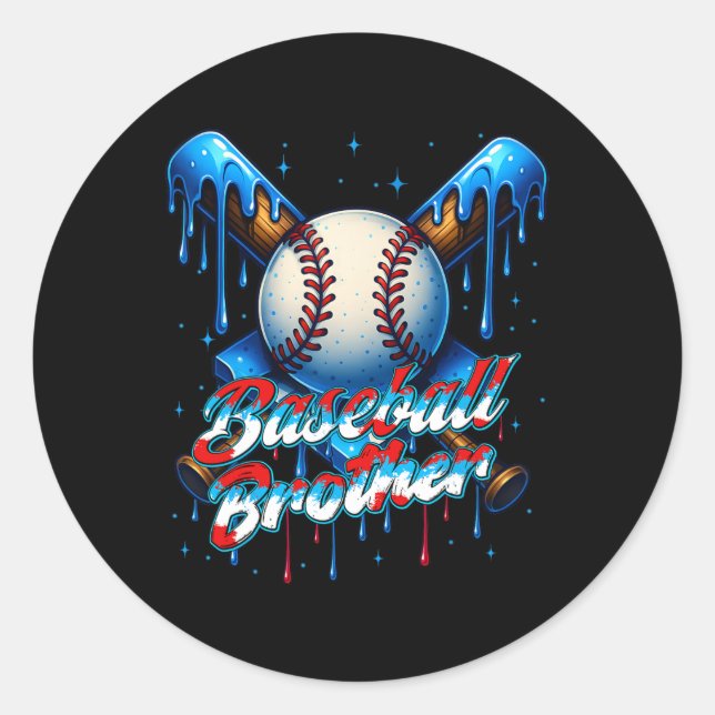 Sticker Rond Vendre Driver Brother Jour Anniversaire Groupe Cor (Devant)