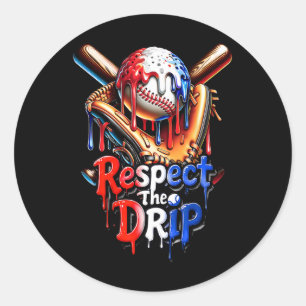 Sticker Rond Vendre La Crème De Glace Déchets Respecter La Déch