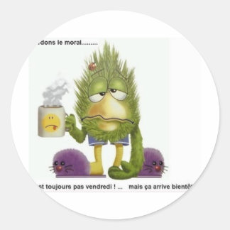 Sticker Rond vendredi