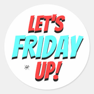 Sticker Rond Vendredi humeur (Vendredi matin !) v1.1