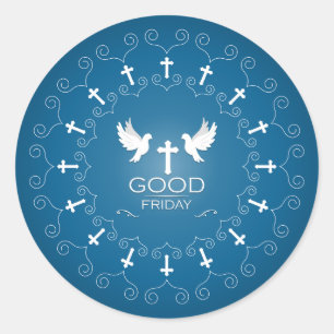 Sticker Rond Vendredi saint