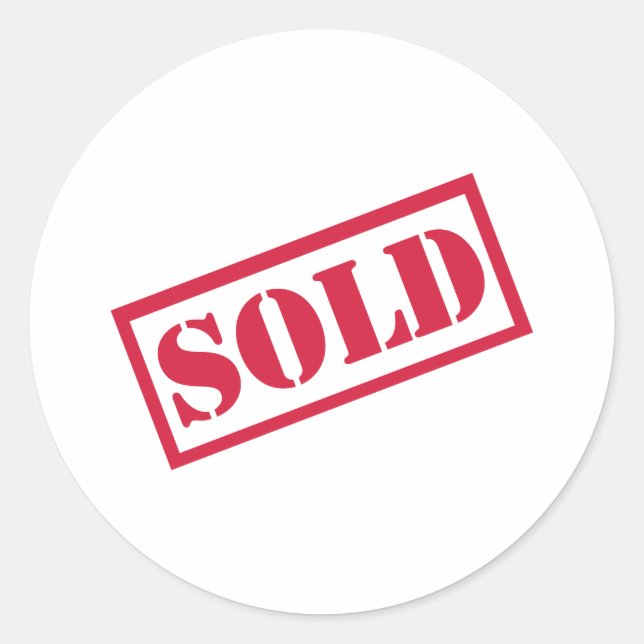 Sticker Rond Vendu (Devant)