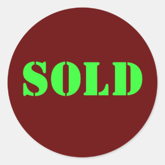 STICKER ROND VENDU