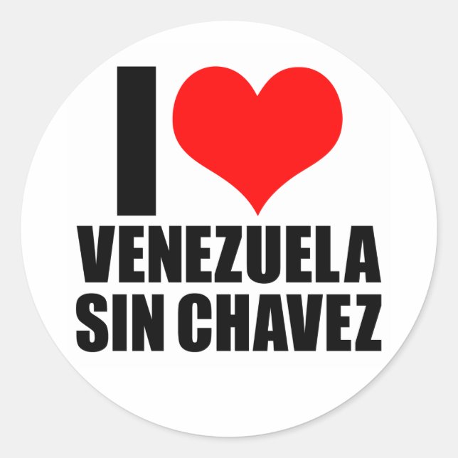 Sticker Rond venezuela (Devant)