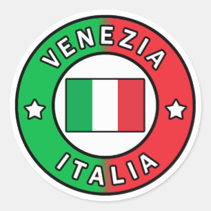 Sticker Rond Venezuela Italie
