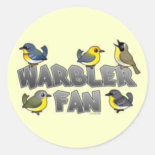 Sticker Rond Ventilateur de Paruline
