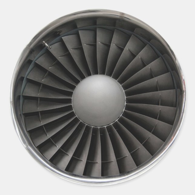 Sticker Rond Ventilateur moteur à réaction (Devant)