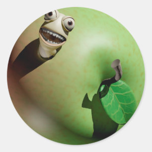 Sticker Rond Ver avide
