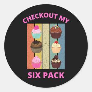STICKER ROND VÉRIFIEZ MES SIX CUPCAKES PACK