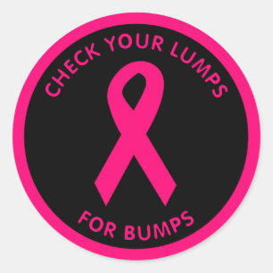 STICKER ROND VÉRIFIEZ VOS LUMPS POUR LES BUMPS