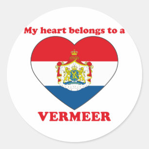 Sticker Rond Vermeer