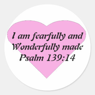 Sticker Rond Verset biblique