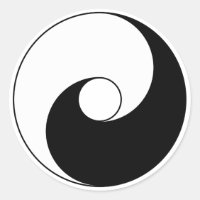 Version antique de Taijitu par Lai Zhi-De Yin Yang