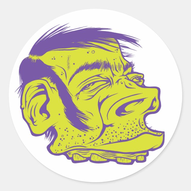 Sticker Rond Vert (Devant)