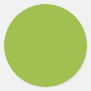 Sticker Rond Vert Soupe de Pois