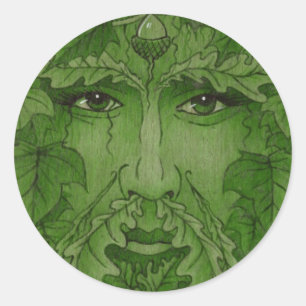 Sticker Rond vert yuleking