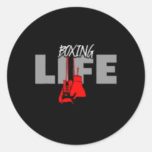 Sticker Rond Vêtements de boxe - Boxe 2