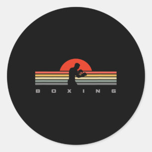 Sticker Rond Vêtements de boxe - Boxe 5 