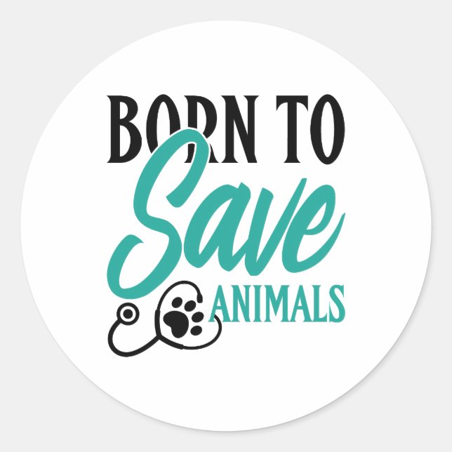 Sticker Rond Veterinarian and Vet Tech Appreciation (Devant)