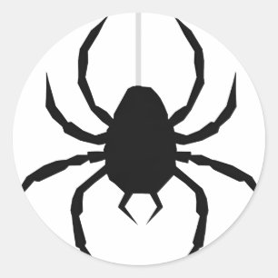 Sticker Rond Veuve noire