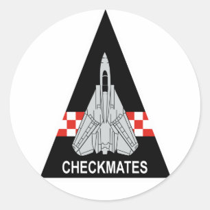 Sticker Rond VF-211 - Coéquipiers de combat