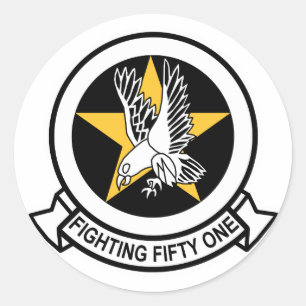 Sticker Rond VF-51 Aigles hurlants