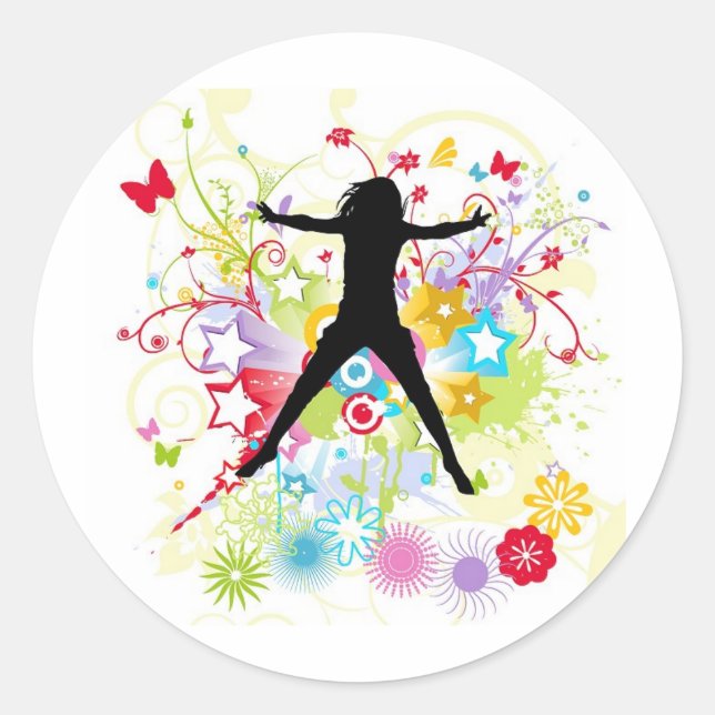 Sticker Rond vg (8) (Devant)