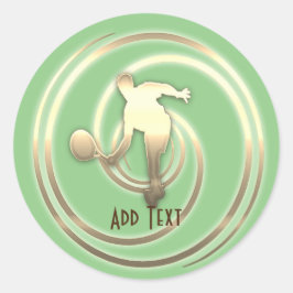Sticker Rond Vibe Gold Holiday
