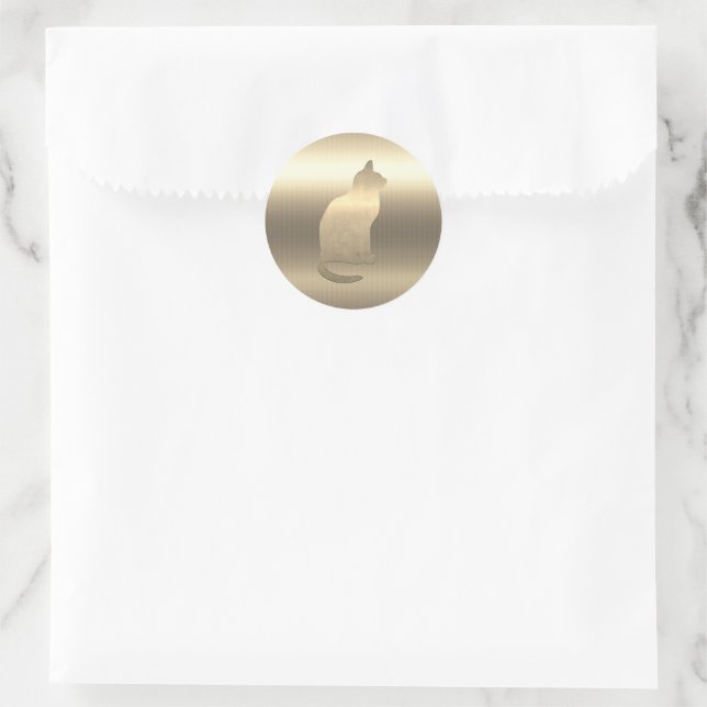 Sticker Rond Vibe Gold Holidays (Sac)