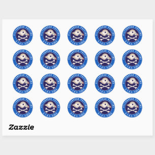 Sticker Rond Vibes de Pittsburgh Puffins S.T.B.D.