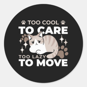 Sticker Rond Vibes décontractées et lumineuses pour le design A