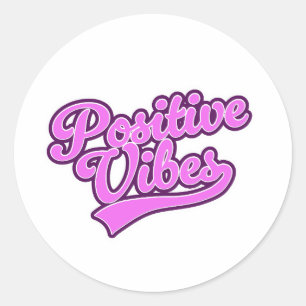 Sticker Rond Vibrations Positives