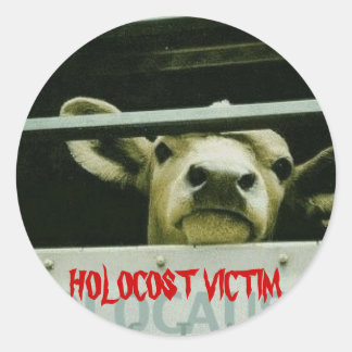 Sticker Rond Victime d'Holocost