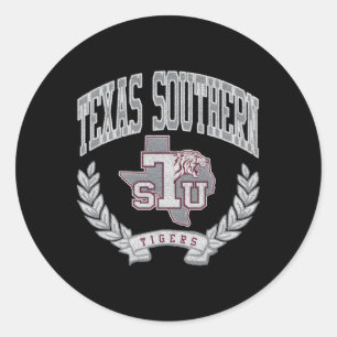 Sticker Rond Victoire des Tigres du sud du Texas