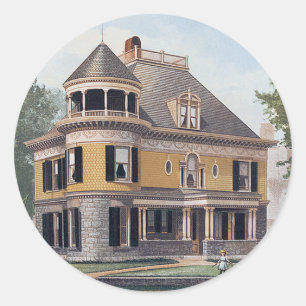 Sticker Rond victorien
