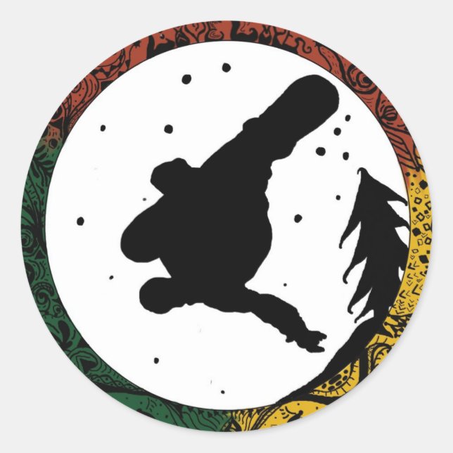 Sticker Rond Vie (Devant)