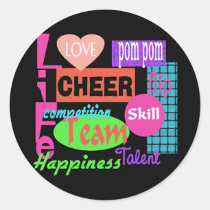 Sticker Rond Vie plus rapide