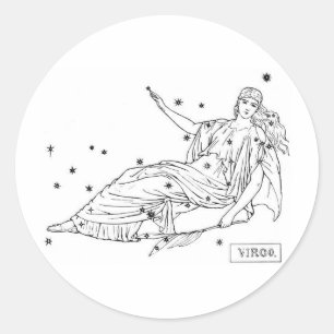 Sticker Rond Vierge
