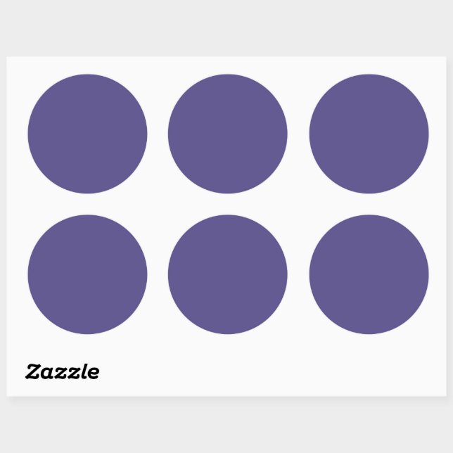 Sticker Rond Vierge Créez votre propre (Feuille)