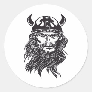 STICKER ROND VIKINGS