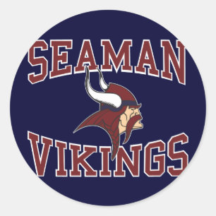 Sticker Rond Vikings