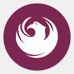 Sticker Rond Ville de logo de fonctionnaire de Phoenix