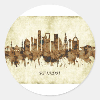Sticker Rond Ville de Riyad en Arabie Saoudite