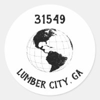 Ville State Code Zip Globe World Map