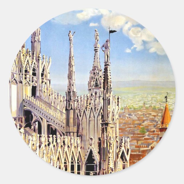 Sticker Rond Vintage (Devant)