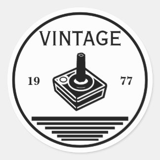 Sticker Rond VINTAGE 1977Manette