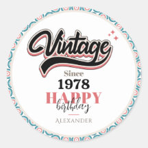 Vintage depuis - 1978