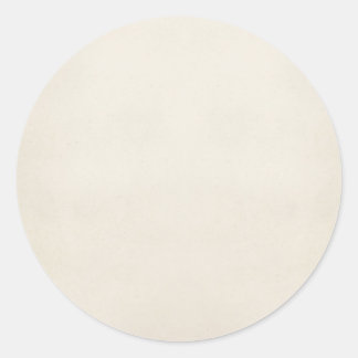 Sticker Rond Vintage papier parchemin de 1817 Modèle blanc